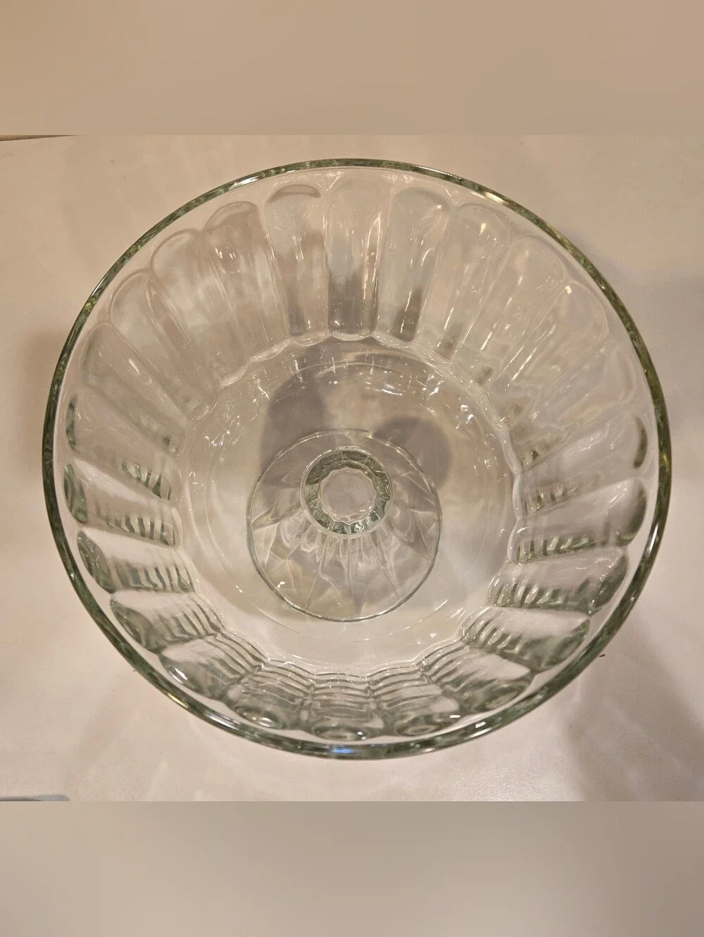 Clear Glass Pedestal Trifle Bowl